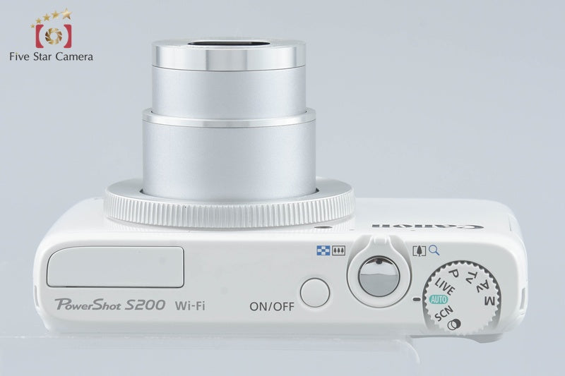 Canon PowerShot S200 White 10.1 MP Digital Camera Seven-Eleven Model from Japan