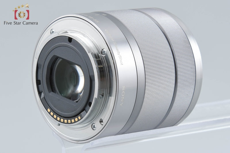 SONY E 18-55mm f/3.5-5.6 OSS SEL1855 Silver from Japan