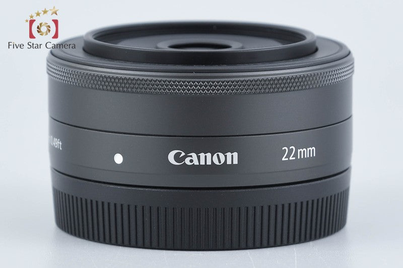 Canon EF-M 22mm f/2 STM Black from Japan