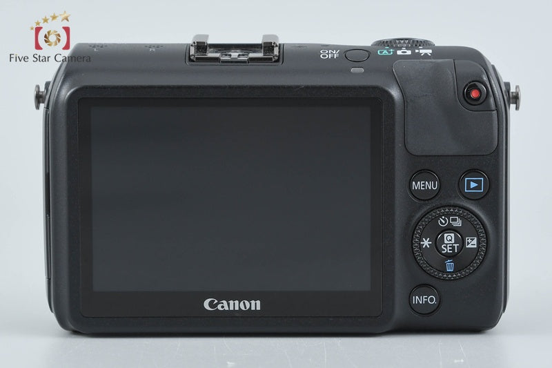 Canon EOS M Black 18.0 MP Mirrorless Camera 18-55 IS STM Lens from Japan