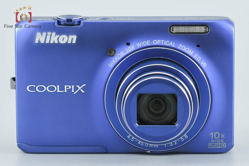 Nikon COOLPIX S6300 Stylish Blue 16.0 MP Digital Camera from Japan