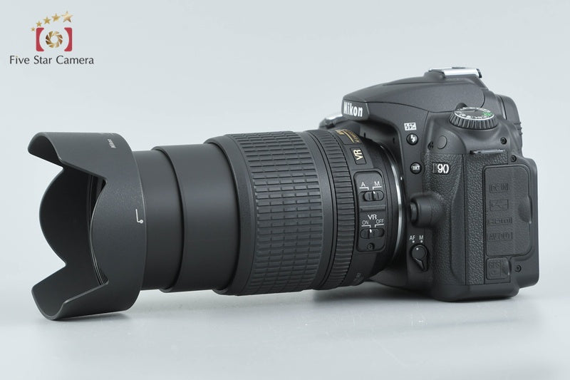 "Count 3,153" Nikon D90 12.3 MP DSLR Camera AF-S DX 18-105 G VR Lens from Japan