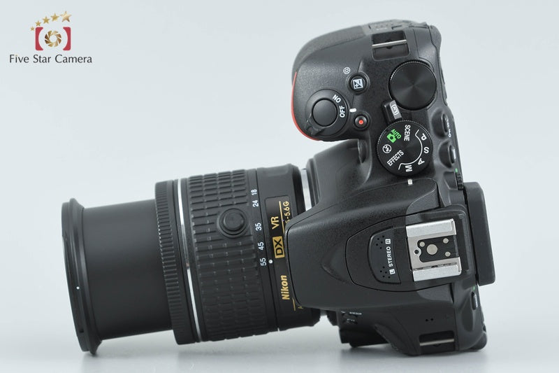 "Count 2,667" Nikon D5600 24.2 MP SLR Digital Camera 18-55 VR Lens from Japan