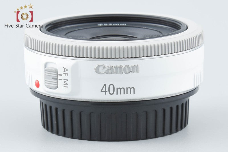 Canon EF 40mm f/2.8 STM White from Japan