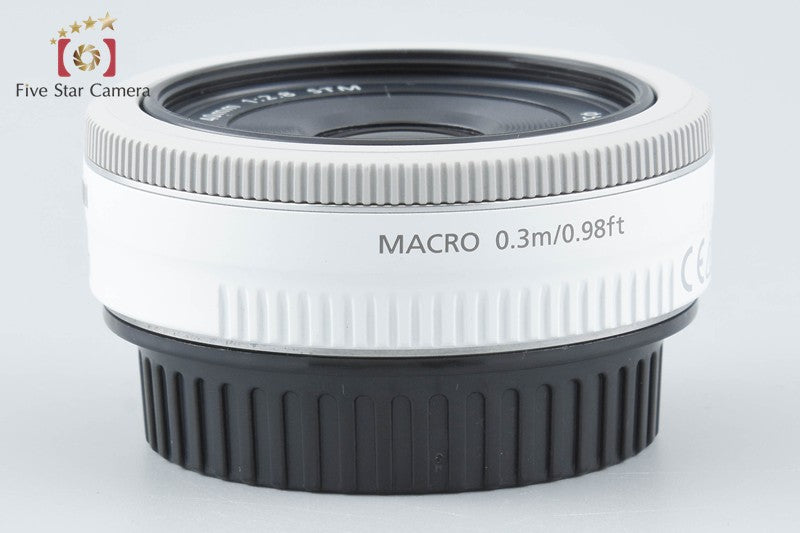 Canon EF 40mm f/2.8 STM White from Japan