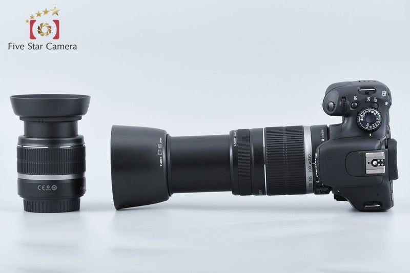 Canon EOS Kiss X4 / Rebel T2i / 550D 18.0 MP 18-55 55-250 Lenses from Japan