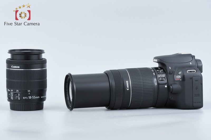 Canon EOS Kiss X7 / Rebel SL1 / 100D 18.0 MP 18-55 55-250 Lenses from Japan