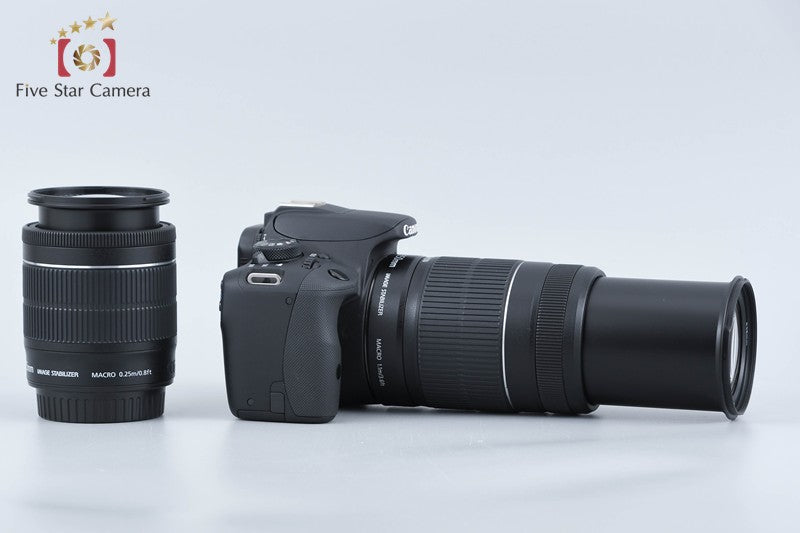 Canon EOS Kiss X7 / Rebel SL1 / 100D 18.0 MP 18-55 55-250 Lenses from Japan