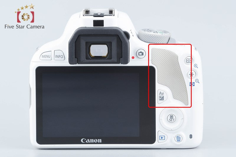 Canon EOS Kiss X7 / Rebel SL1 / 100D White 18.0 MP DSLR Camera Body from Japan