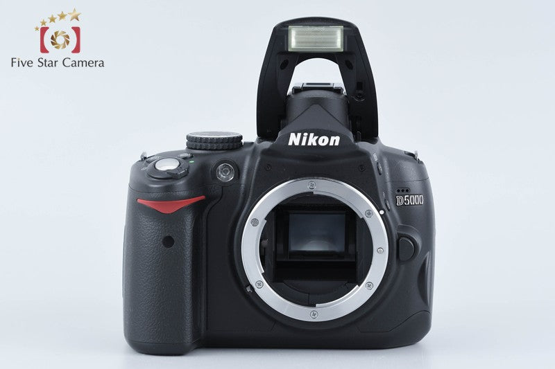 "Count 3,762" Nikon D5000 12.3 MP DSLR Camera 18-55 VR Lens from Japan