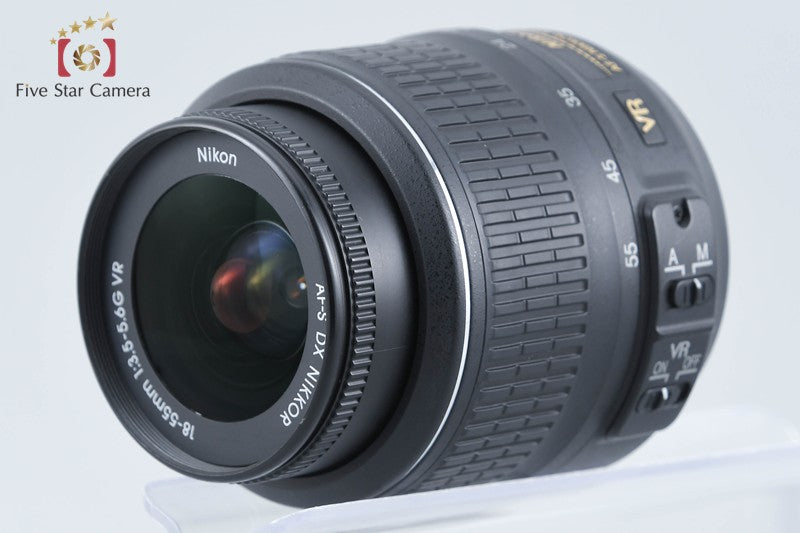"Count 5,516" Nikon D5200 Black 24.1 MP DSLR Camera 18-55 VR Lens from Japan