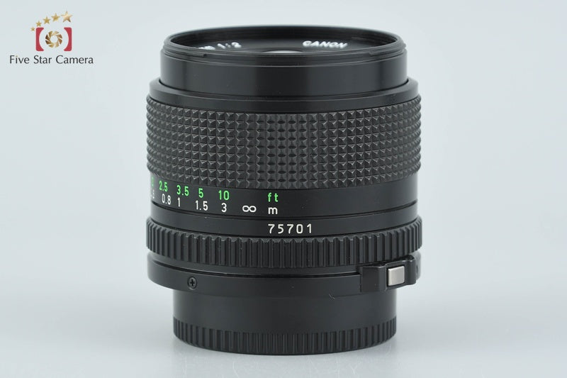 Canon New FD 35mm f/2 2026.09 Overhauled!! from Japan