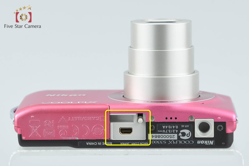Nikon COOLPIX S3300 Strawberry Pink 16.0 MP Digital Camera from Japan