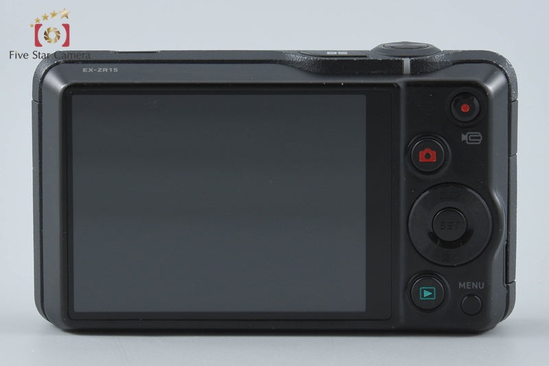 Casio HIGH SPEED EXILIM EX-ZR15 Black 16.1 MP Digital Camera from Japan