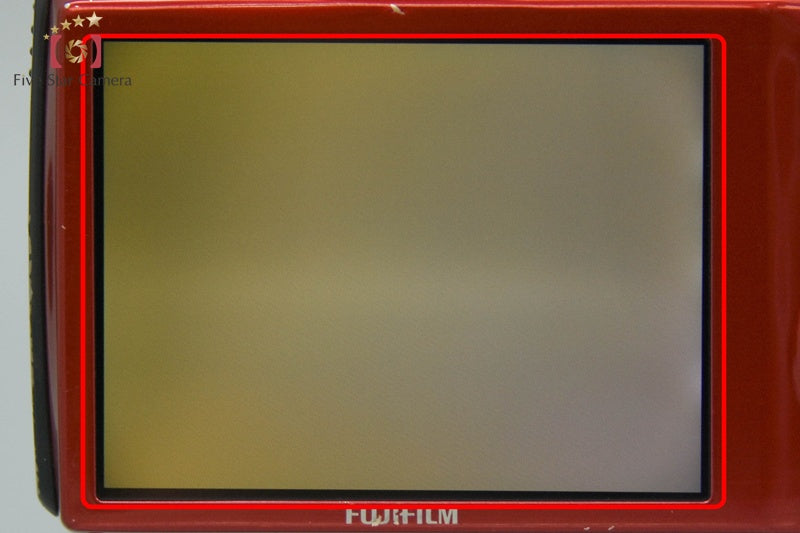 Fujifilm FinePix F550EXR Red 16.0 MP Digital Camera from Japan