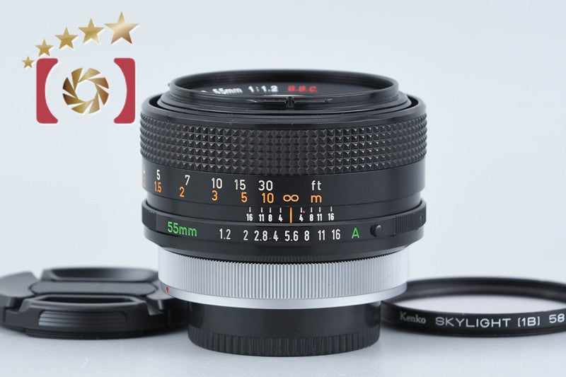 Canon FD 55mm f/1.2 S.S.C. from Japan
