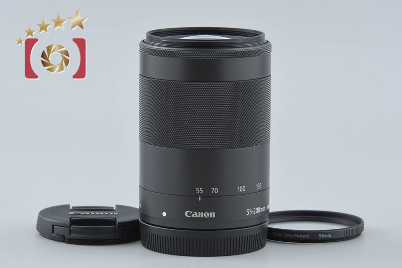 Canon EF-M 55-200mm f/4.5-6.3 IS STM Black from Japan