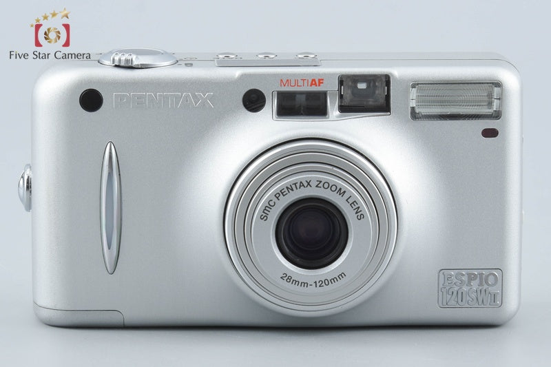 Pentax ESPIO 120SWII Silver 35mm Point & Shoot Film Camera from Japan