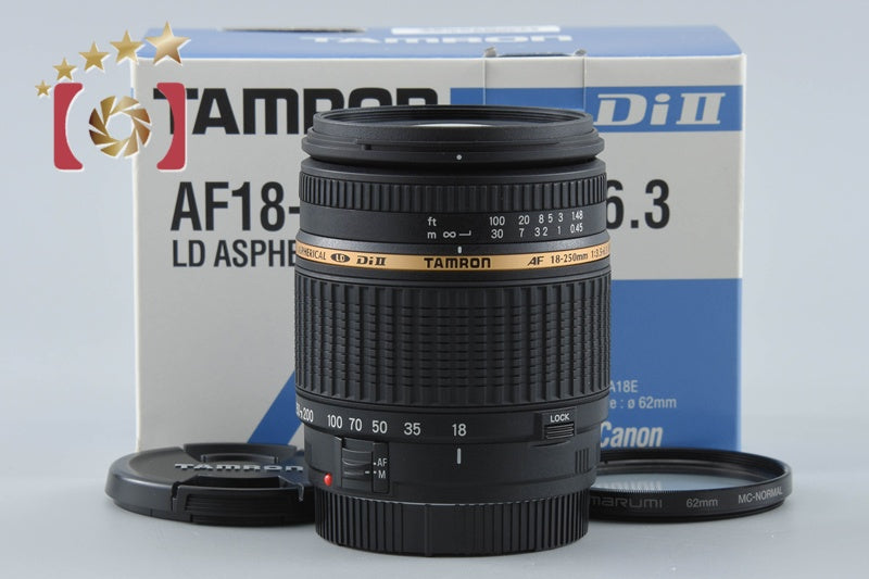 Tamron A18 AF 18-250mm f/3.5-6.3 Di II LD IF MACRO for Canon w/ Box from Japan