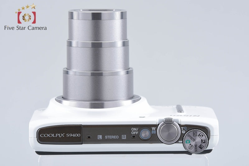 Nikon COOLPIX S9400 Elegant White 18.1 MP Digital Camera from Japan