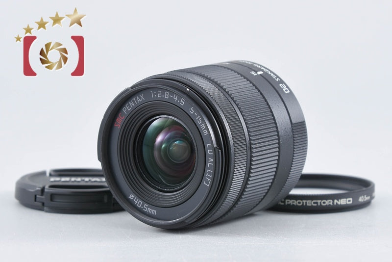 Pentax SMC 5-15mm f/2.8-4.5 ED AL IF 02 STANDARD ZOOM Q Mount Black from Japan