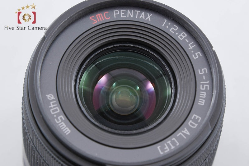 Pentax SMC 5-15mm f/2.8-4.5 ED AL IF 02 STANDARD ZOOM Q Mount Black from Japan