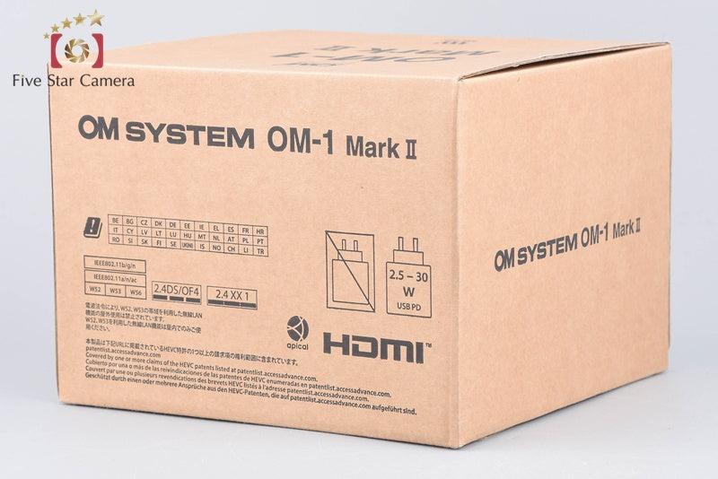 OM SYSTEM OLYMPUS OM-1 Mark II Black 20.3MP Digital Mirrorless Camera from Japan