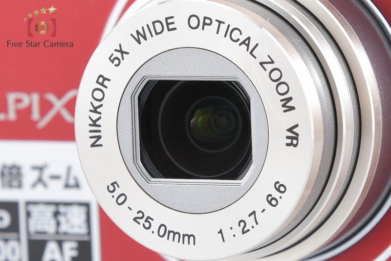 Nikon COOLPIX S640 Prime Red 12.2 MP Digital Camera from Japan
