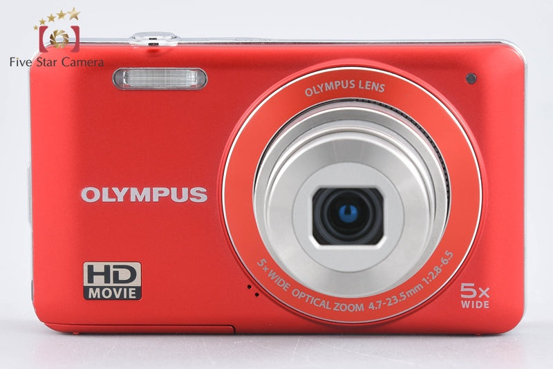 Olympus VG-120 Red 16.0 MP Digital Camera from Japan
