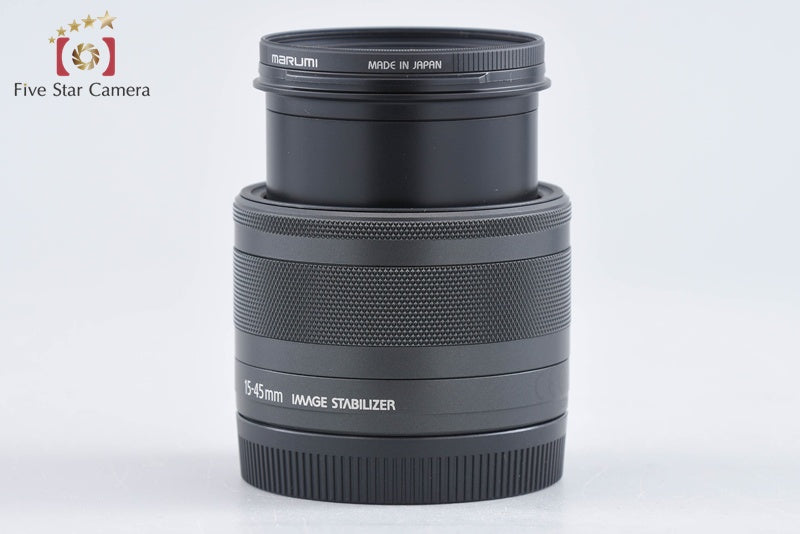 Canon EF-M 15-45mm f/3.5-6.3 IS STM Black from Japan