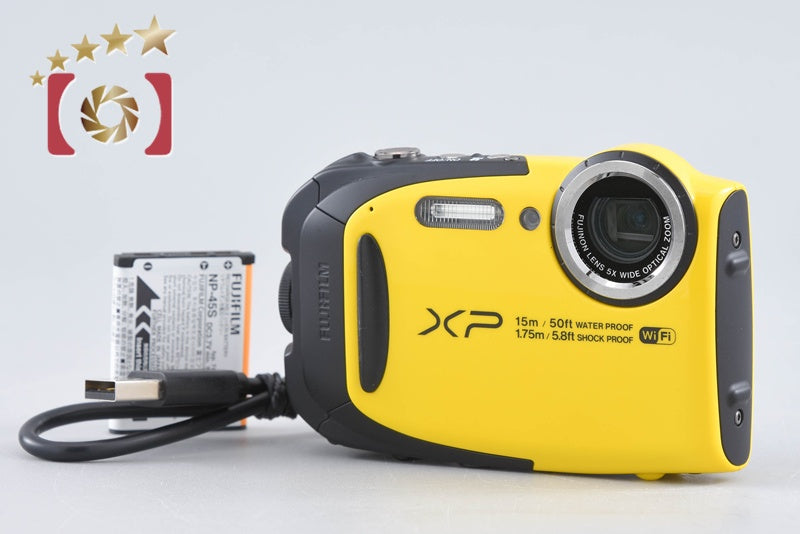 Fujifilm FinePix XP80 Yellow 16.4 MP Digital Camera from Japan
