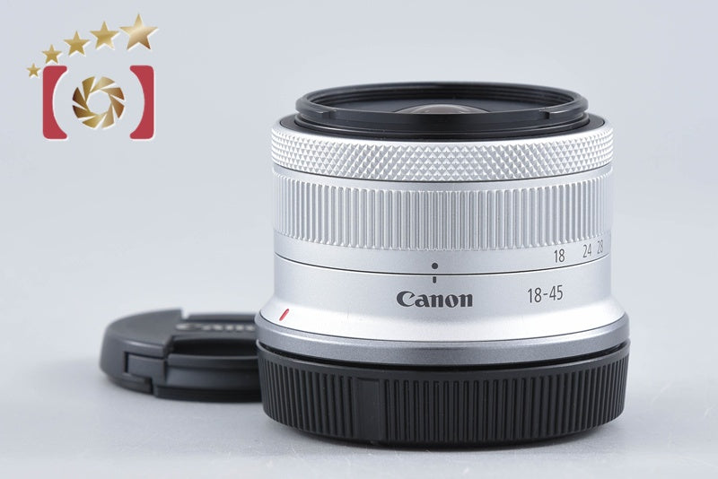 Canon RF-S 18-45mm f/4.5-6.3 IS STM Silver from Japan