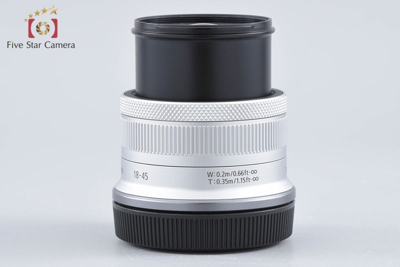 Canon RF-S 18-45mm f/4.5-6.3 IS STM Silver from Japan