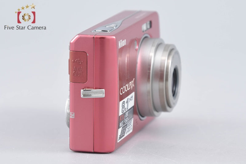 Nikon COOLPIX S510 Raspberry Red 8.1 MP Digital Camera from Japan