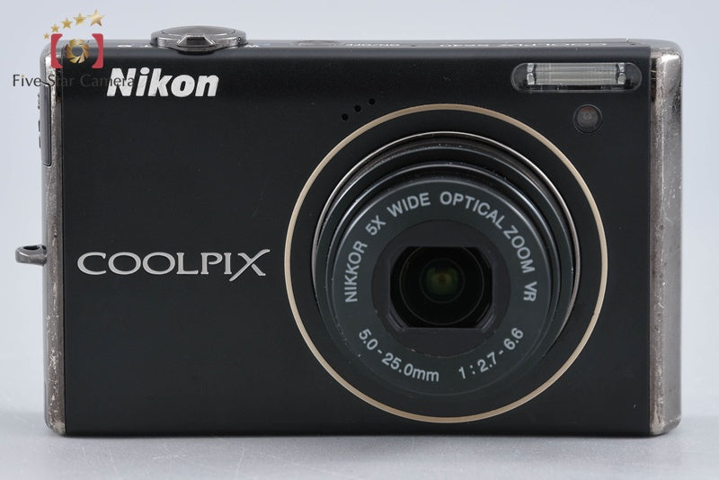 Nikon COOLPIX S640 Deep Black 12.2 MP Digital Camera from Japan