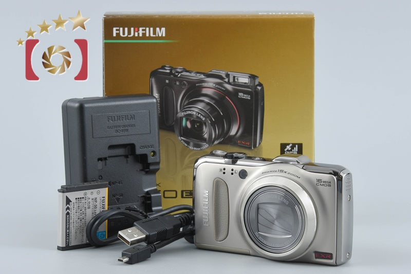 Fujifilm FinePix F550EXR Champagne Gold 16.0 MP Digital Camera w/ Box from Japan