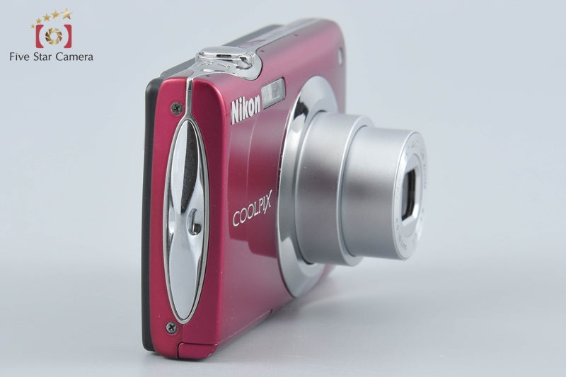 Nikon COOLPIX S4000 Ruby Red 12.0 MP Digital Camera from Japan