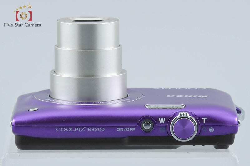 Nikon COOLPIX S3300 Lavender Purple 16.0 MP Digital Camera from Japan