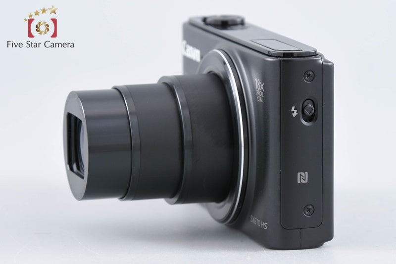 Canon PowerShot SX610 HS Black 20.2 MP Digital Camera from Japan