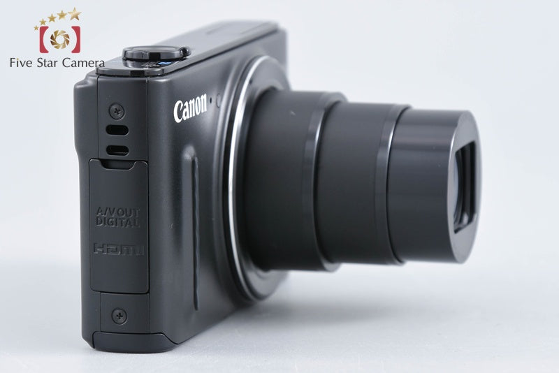 Canon PowerShot SX610 HS Black 20.2 MP Digital Camera from Japan