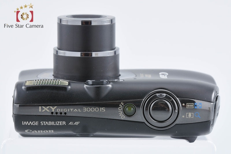 Canon IXY DIGITAL 3000 IS Panther Black 14.7 MP Digital Camera from Japan