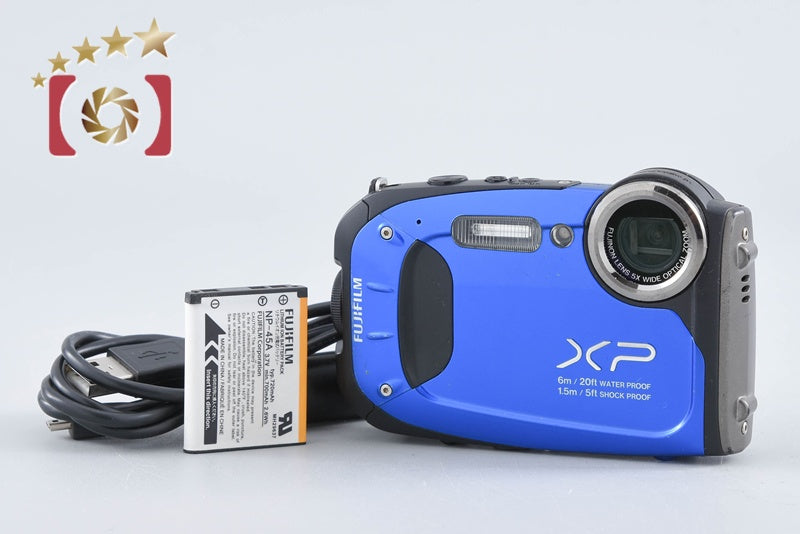 FUJIFILM FinePix XP60 Blue 16.4 MP Digital Camera from Japan