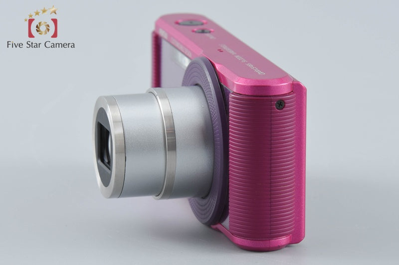 PENTAX Optio LS465 Ruby Pink 16.0 MP Digital Camera from Japan
