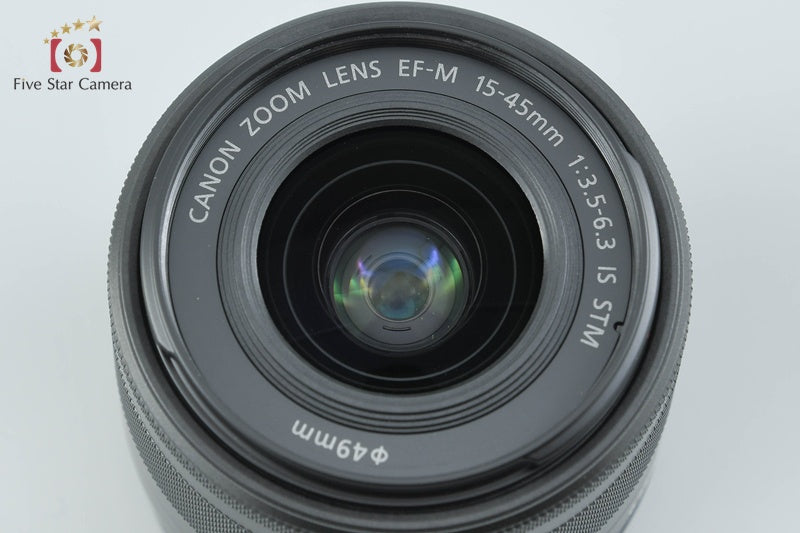 Canon EF-M 15-45mm f/3.5-6.3 IS STM Black from Japan