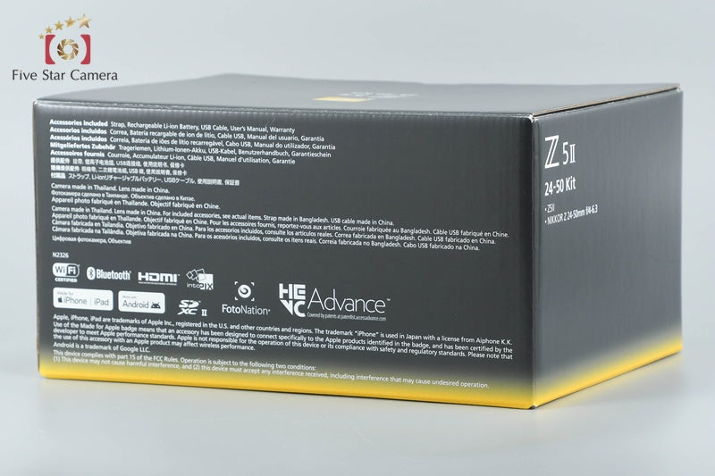 "Count 577" Nikon Z5II 24.5 MP Digital Camera 24-50 Lens w/ Box from Japan