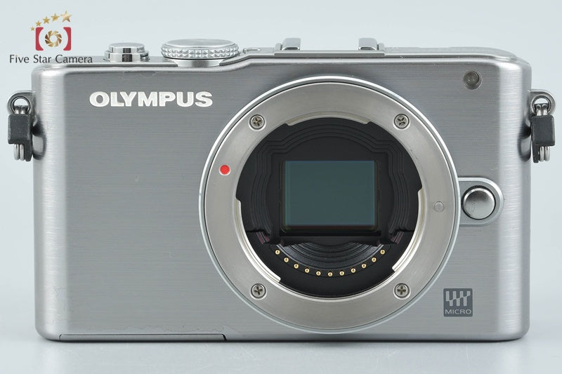 Olympus PEN Lite E-PL3 Silver 12.3 MP 14-42 40-150 Lenses from Japan