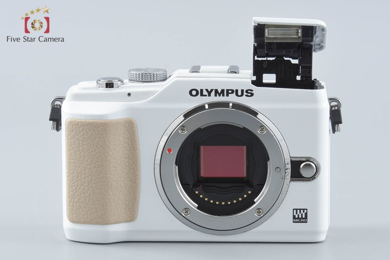 "Count 698" Olympus PEN Lite E-PL2 White 12.3 MP Mirrorless Camera from Japan