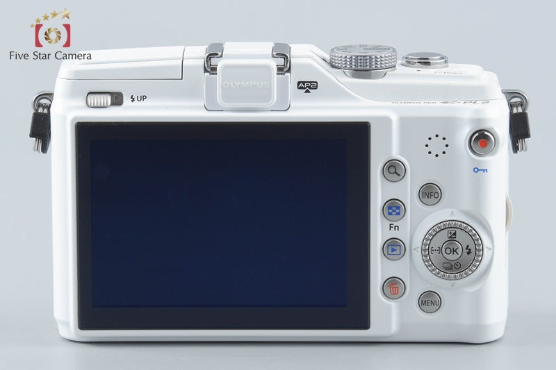 "Count 698" Olympus PEN Lite E-PL2 White 12.3 MP Mirrorless Camera from Japan