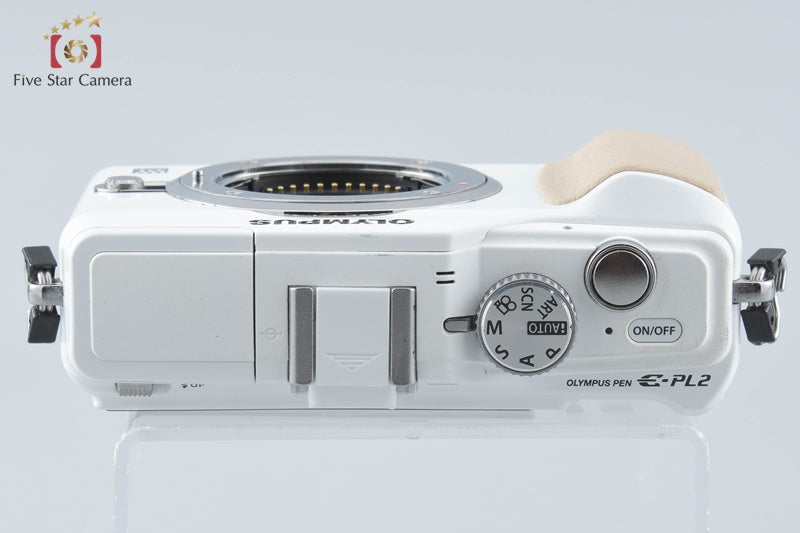 "Count 698" Olympus PEN Lite E-PL2 White 12.3 MP Mirrorless Camera from Japan