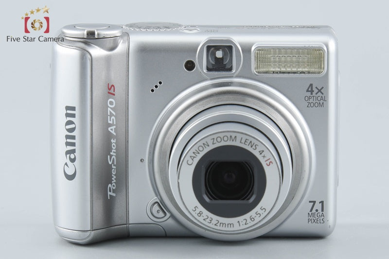 Canon PowerShot A570 IS Silver 7.1 MP Digital Camera from Japan